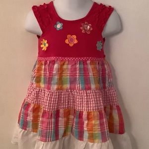 🤑Youngland Baby plaid sundress. Size 24M